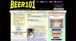 Desktop Screenshot of beer101.com